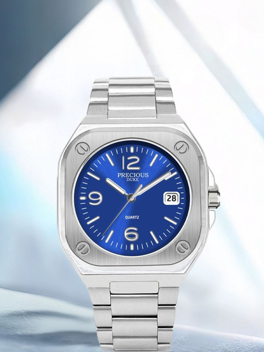 Precious Duke Men Stainless Steel Bracelet Style Strap Analogue Watch PD38064-754170728618