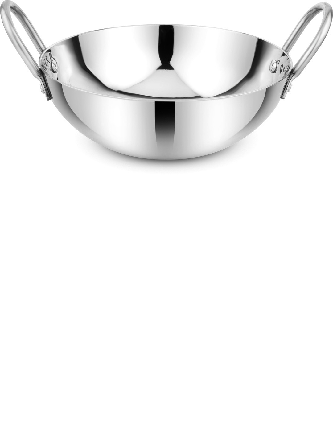 Prabha Silver Steel Tadka Pan