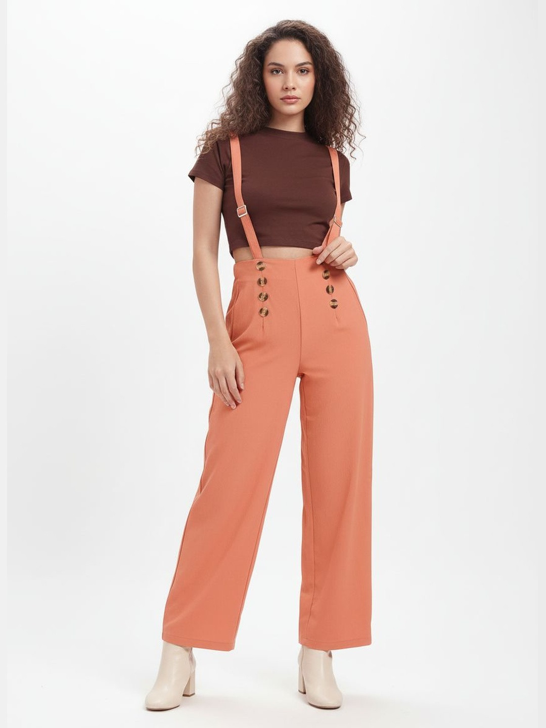 DressBerry Women Detachable Straps Trousers