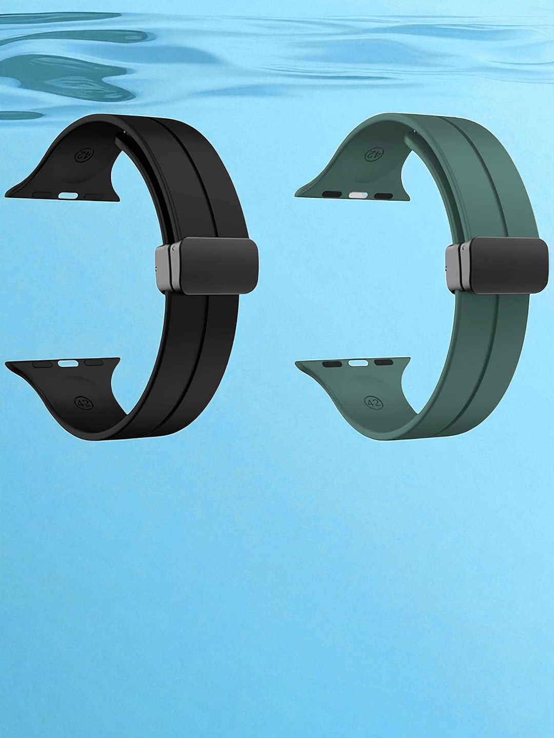 LORENZ Set Of 2 Watch Strap With Magnetic Lock