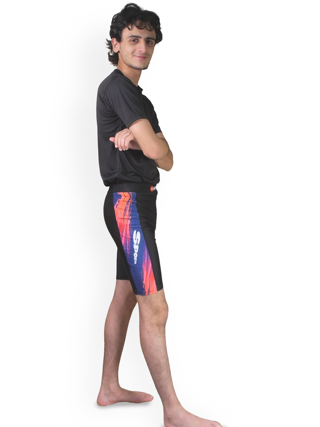 Aqua Holic Men Beach Wear Swimming Tshirt & Bottom