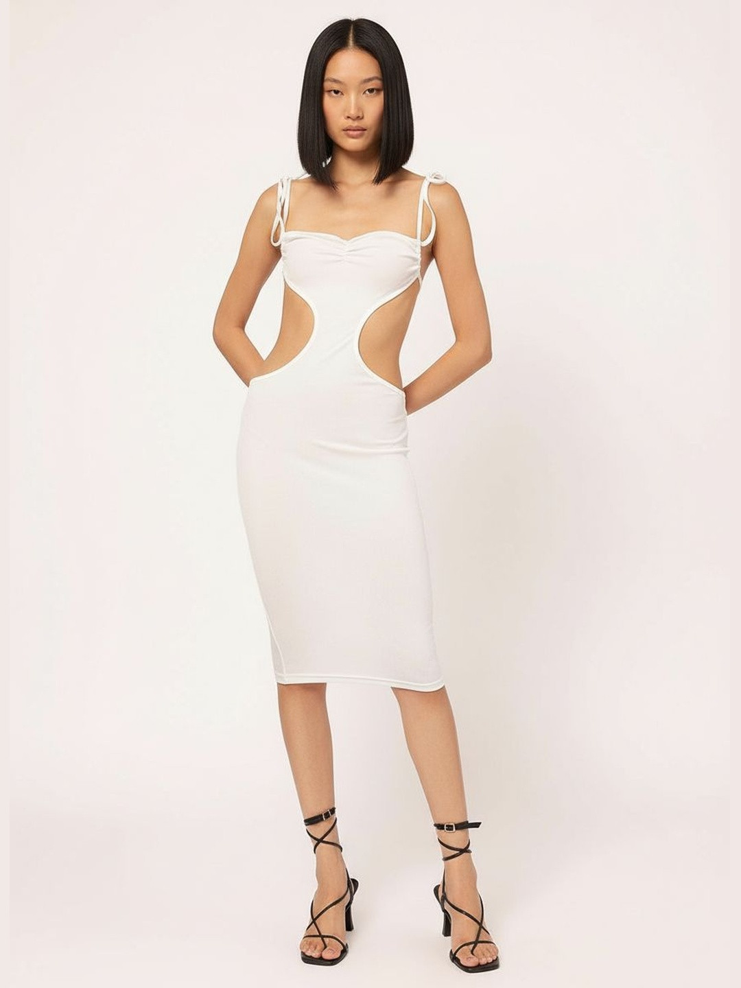 DressBerry Flirty Fine Cut-Out Backless Bodycon Dress