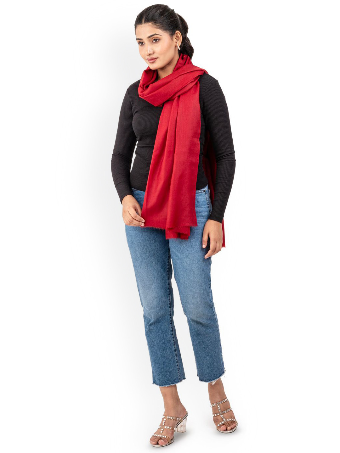 Naureen Luxurious Classic Plain Shawl