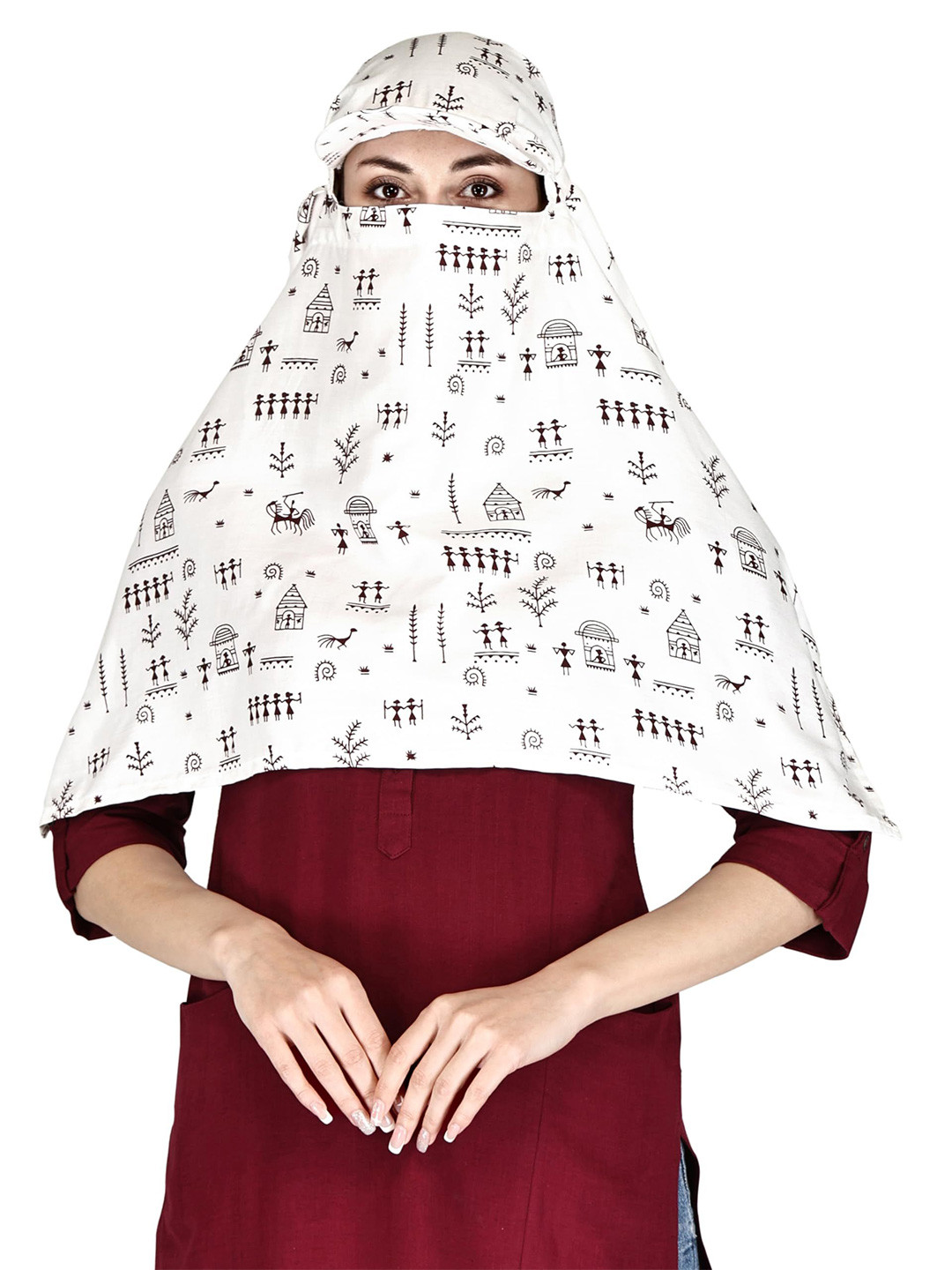 7 season's Dhingil Women Printed Stole