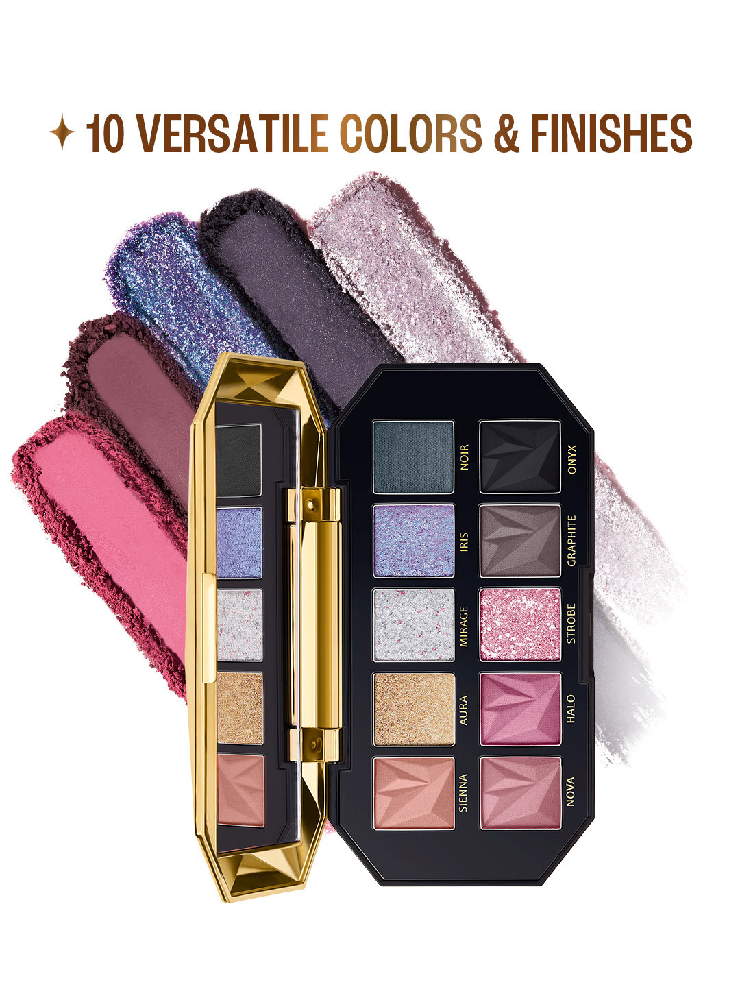 Lakme Be-jewel Multichrome Eyeshadow Palette - Midnight Metals