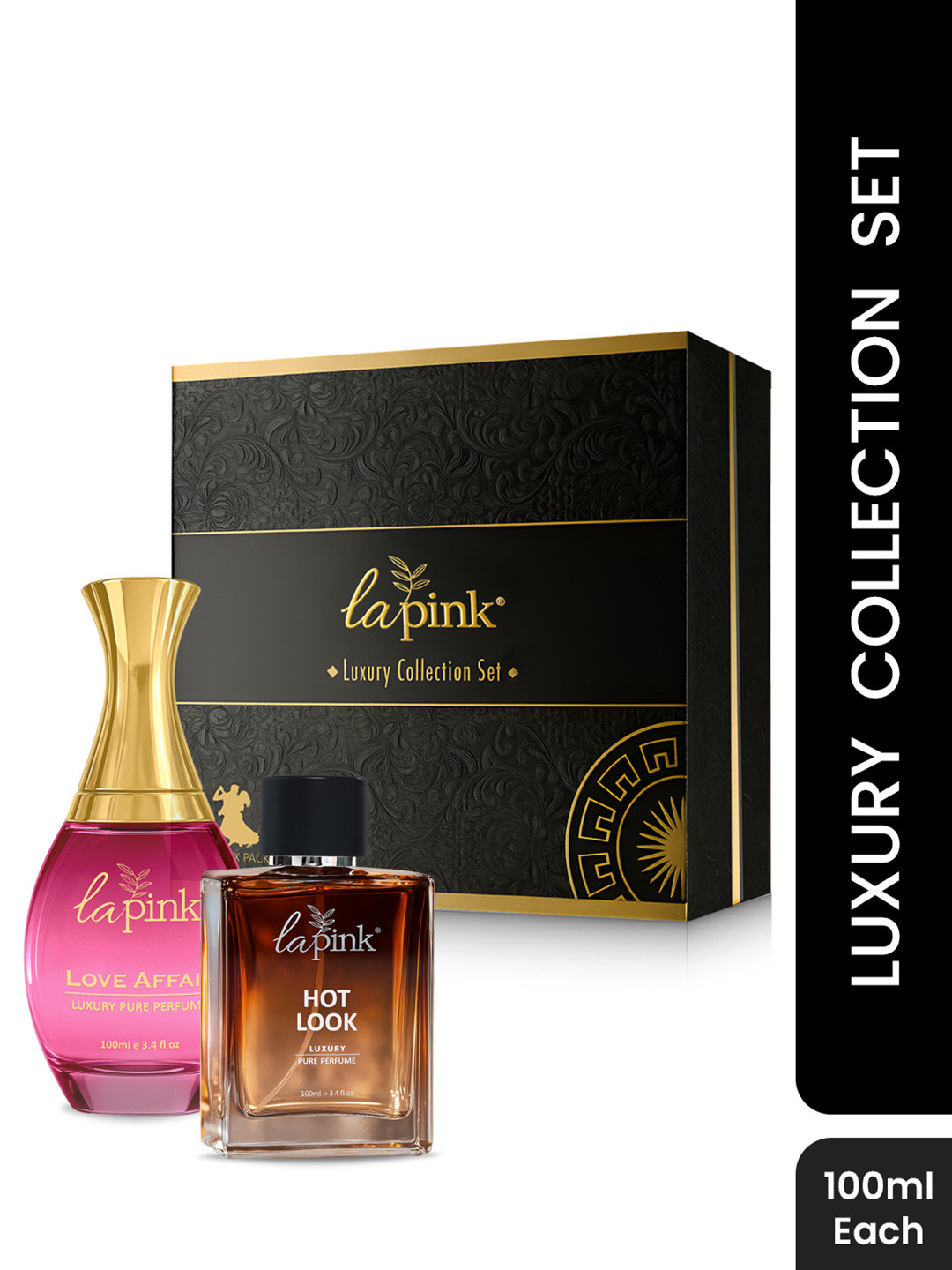 La Pink Set Of 2 Love Affair & Hot Look Long Lasting Perfume - 100 ml Each