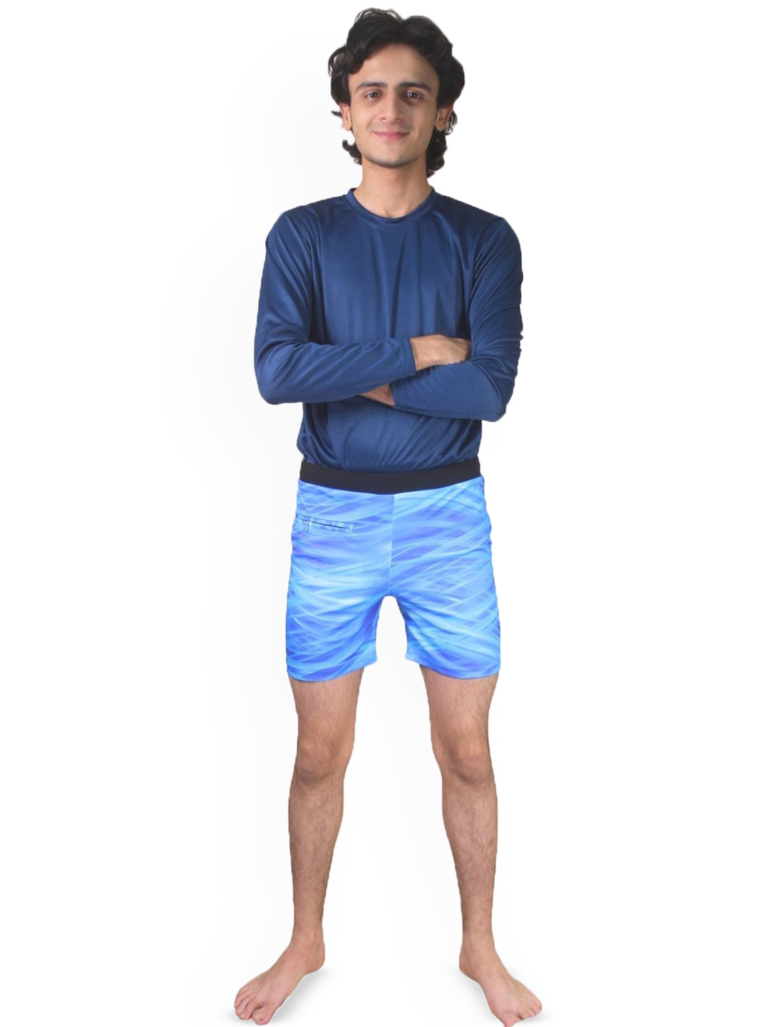 Aqua Holic Men Swimming Tshirt & Bottom