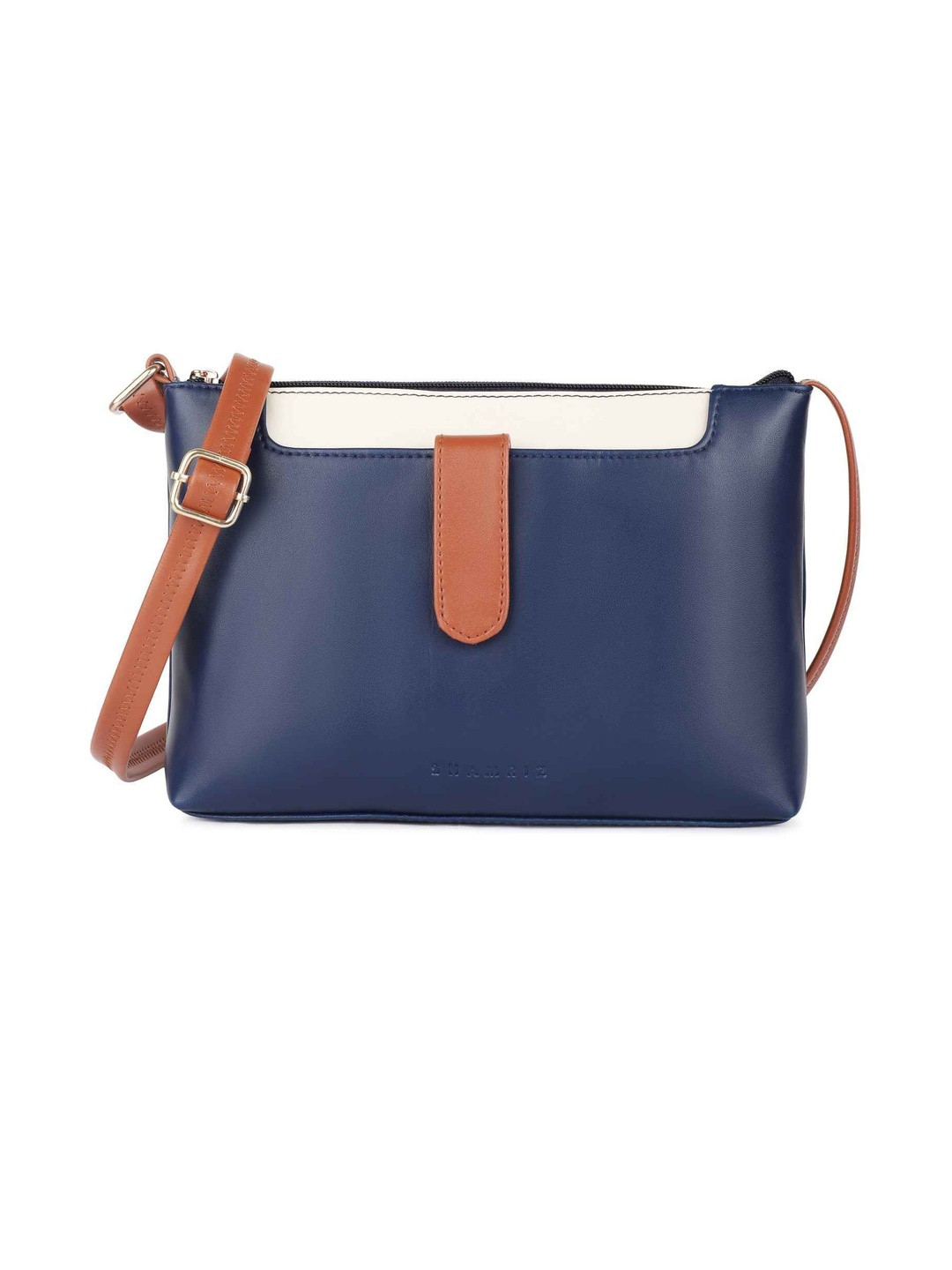 SHAMRIZ PU Structured Sling Bag