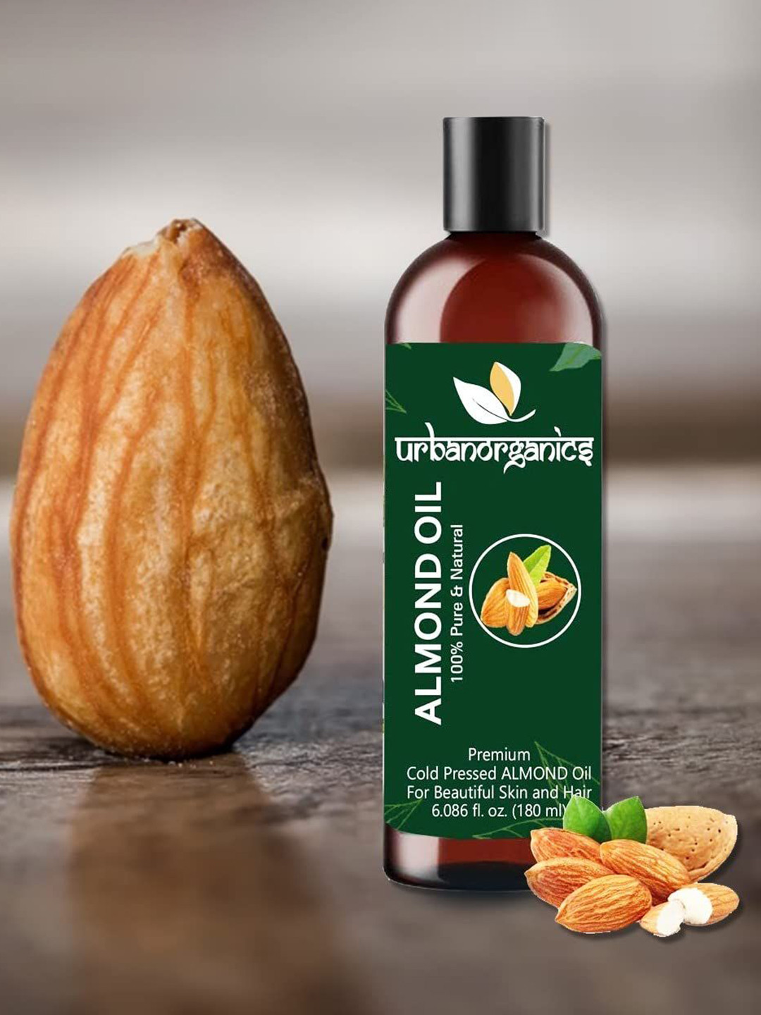 Urbanorganics Cold Pressed Bitter Almond Oil - 100 ml