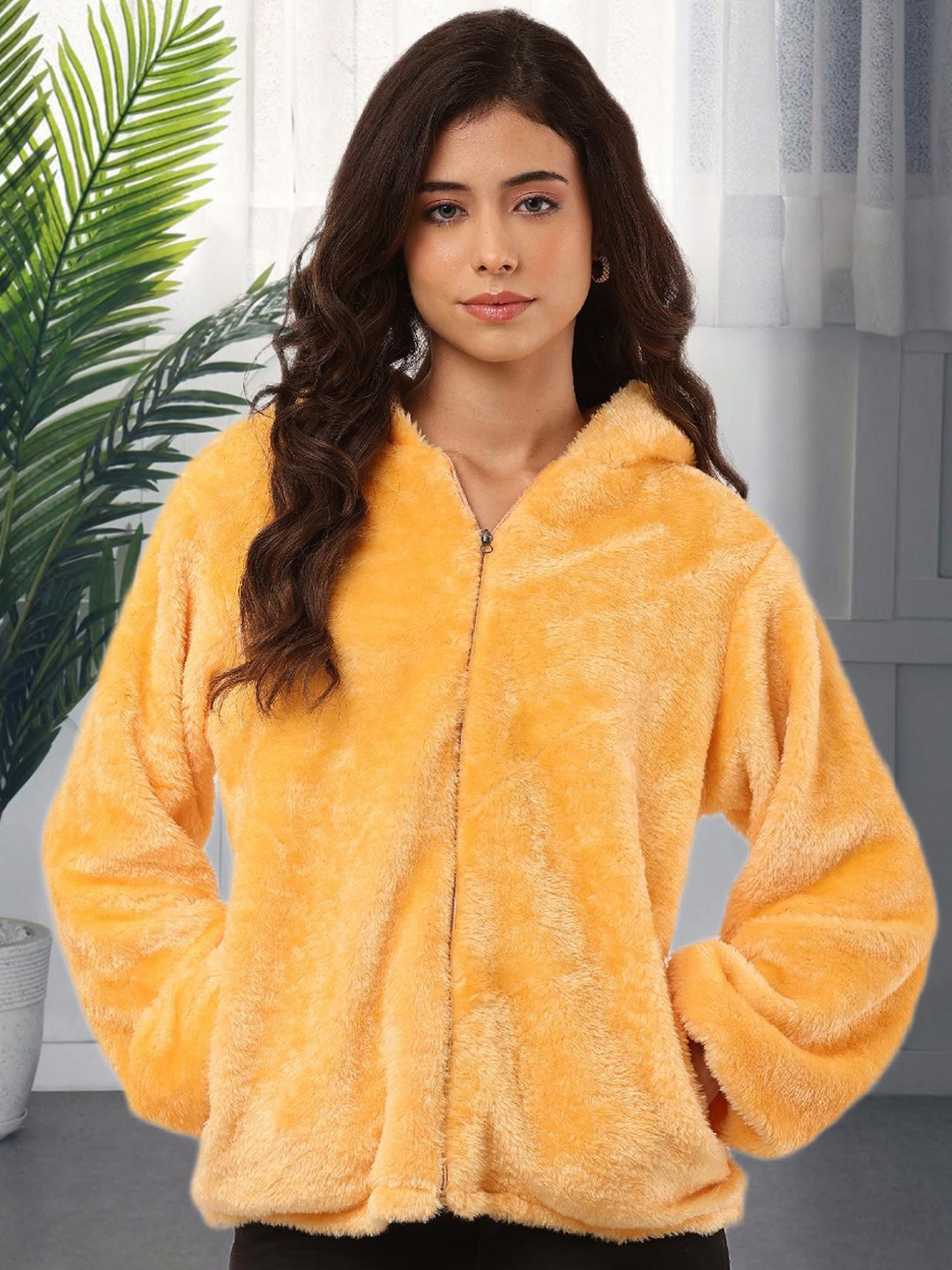 69 FASHION STREET Hooded Lightweight Open Front Jacket