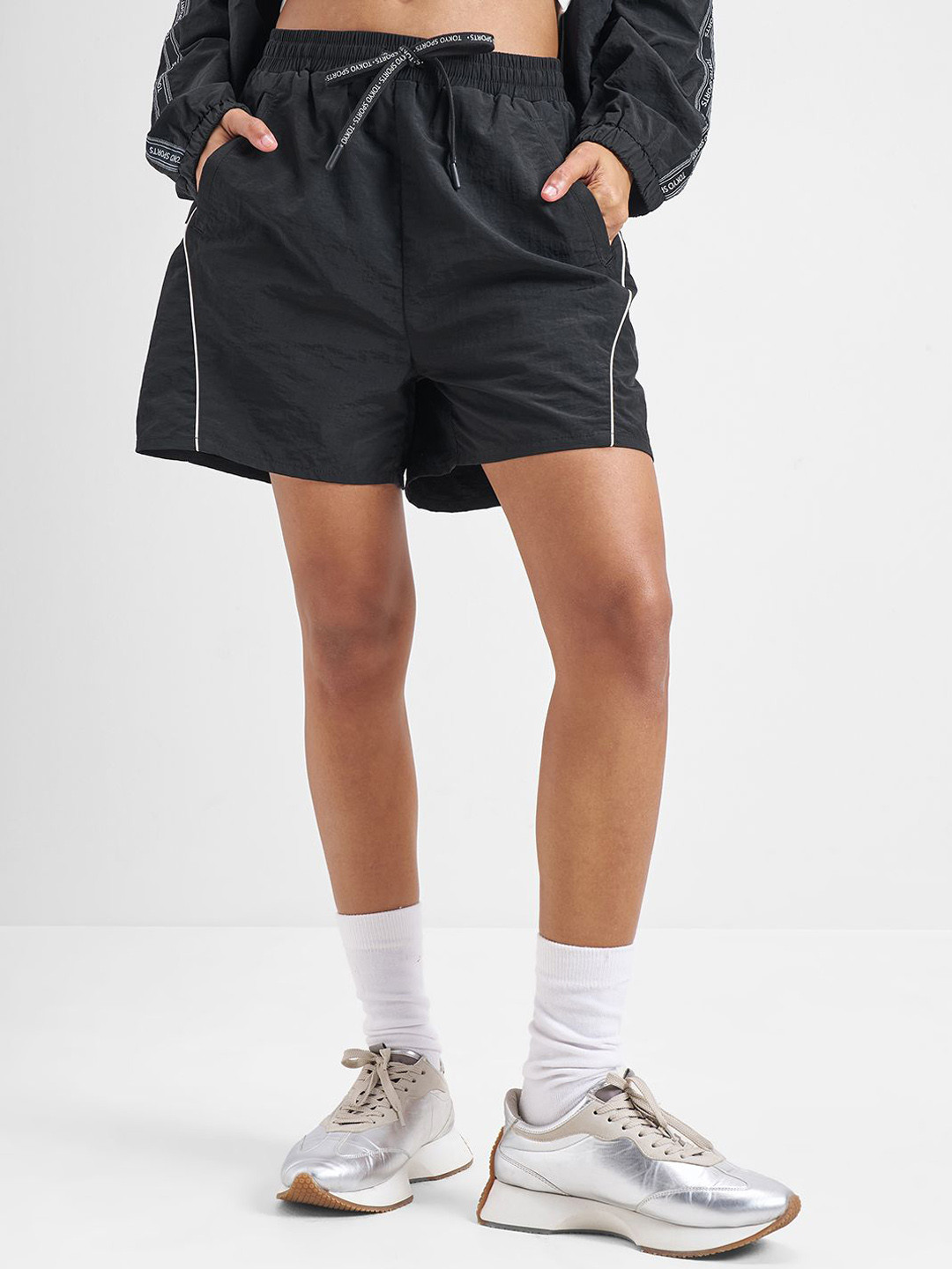 Street By Tokyo Talkies Women High-Rise Light Weight Sports Shorts