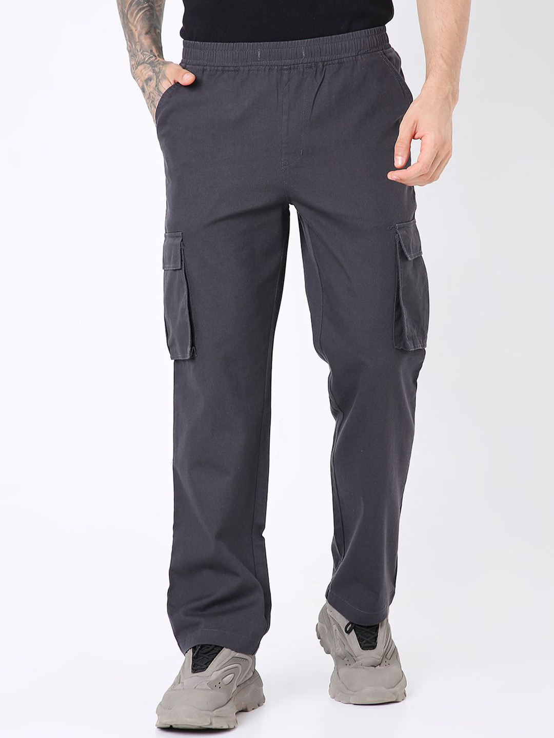 Blnk Men Classic 5-Pocket Utility Cargo Trousers