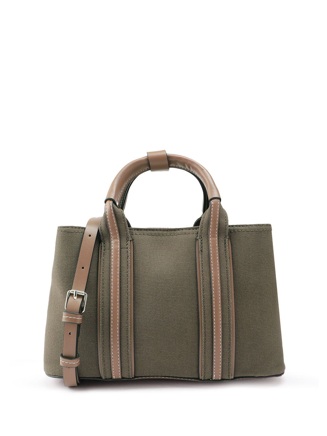 PARFOIS Structured Handheld Bag with Detachable Sling Strap