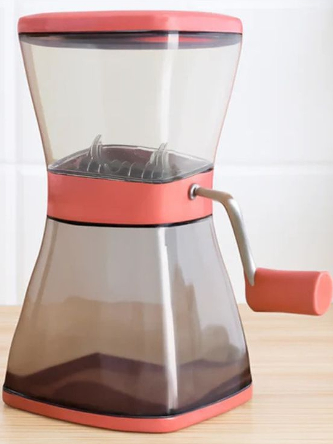 DeoDap Plastic Cutter with Blades and Locking Lid Vegetable Chopper