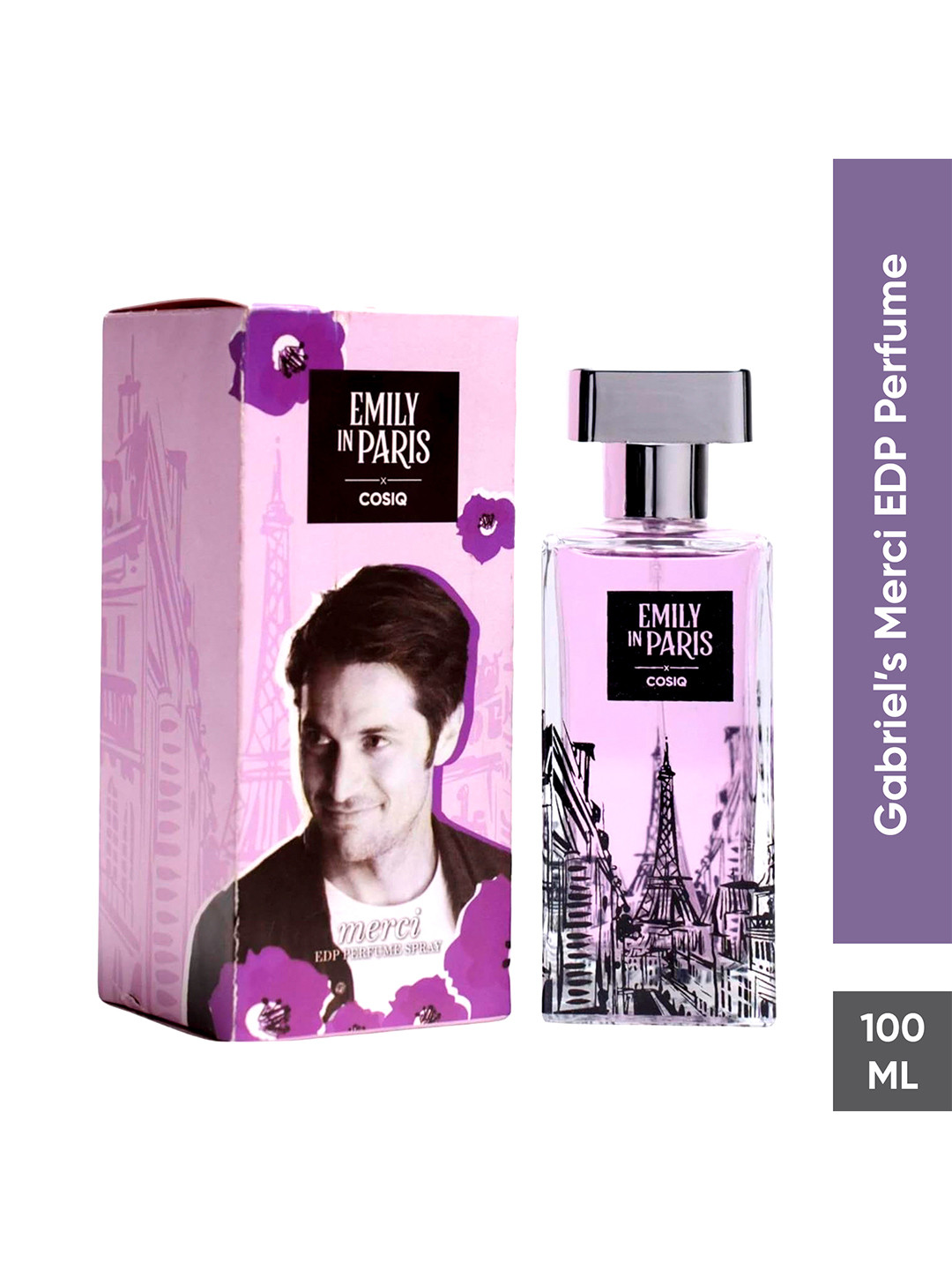 CosIQ Men Emily In Paris Merci Long Lasting Eau De Parfum - 100ml