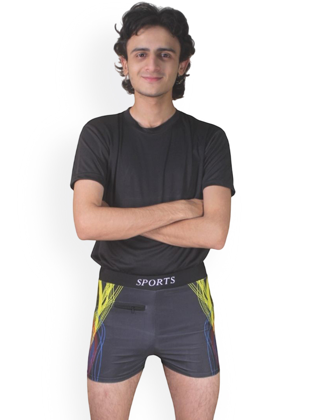 Aqua Holic Men Tshirt & Bottom For Swimming