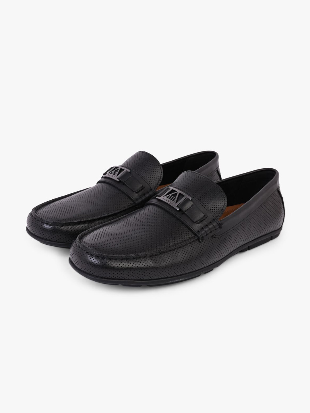 ALDO Men Textured Leather Loafers