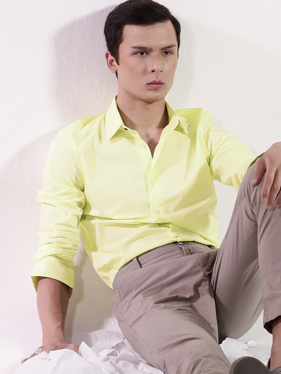 RARE RABBIT Men Neutro Slim Fit Cotton Shirt