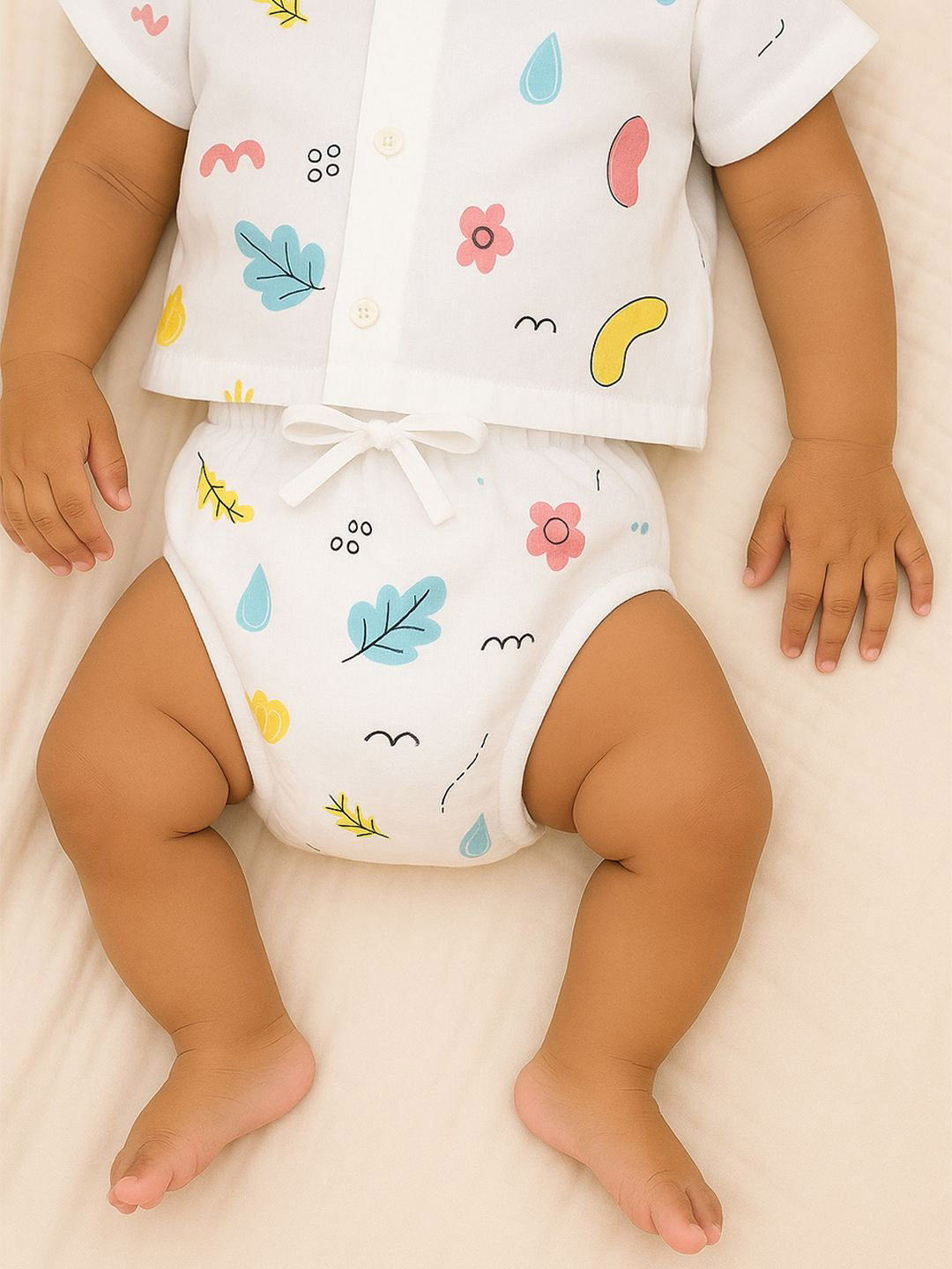 Nuego Infants Pure Organic Cotton Muslin Nappy