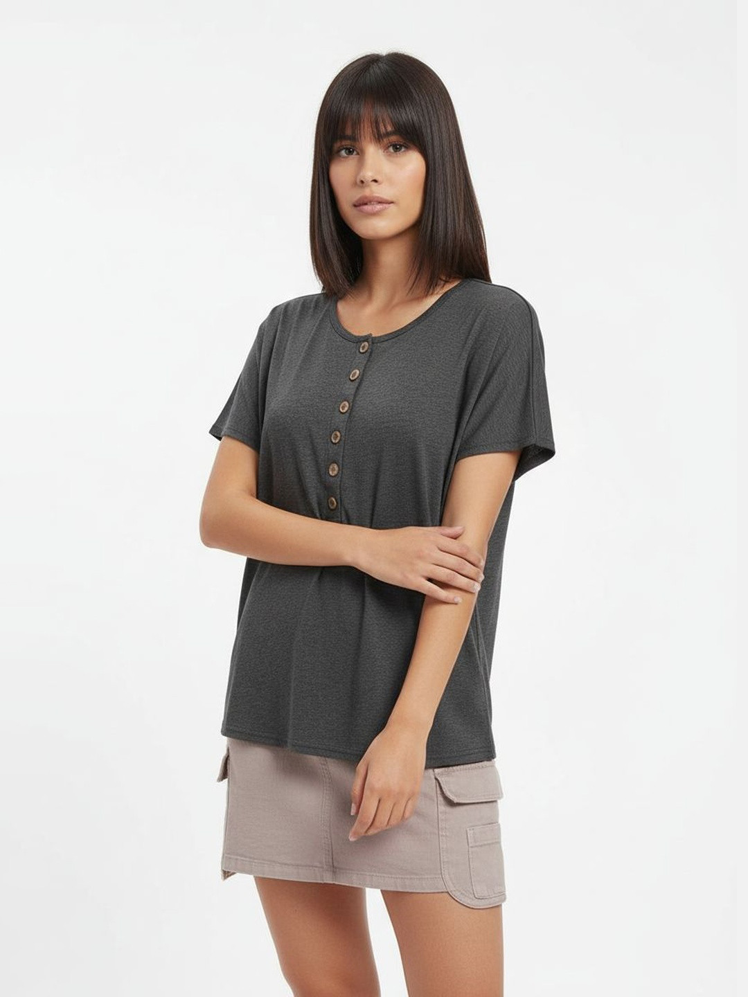 DressBerry Melange Relax Fit Top