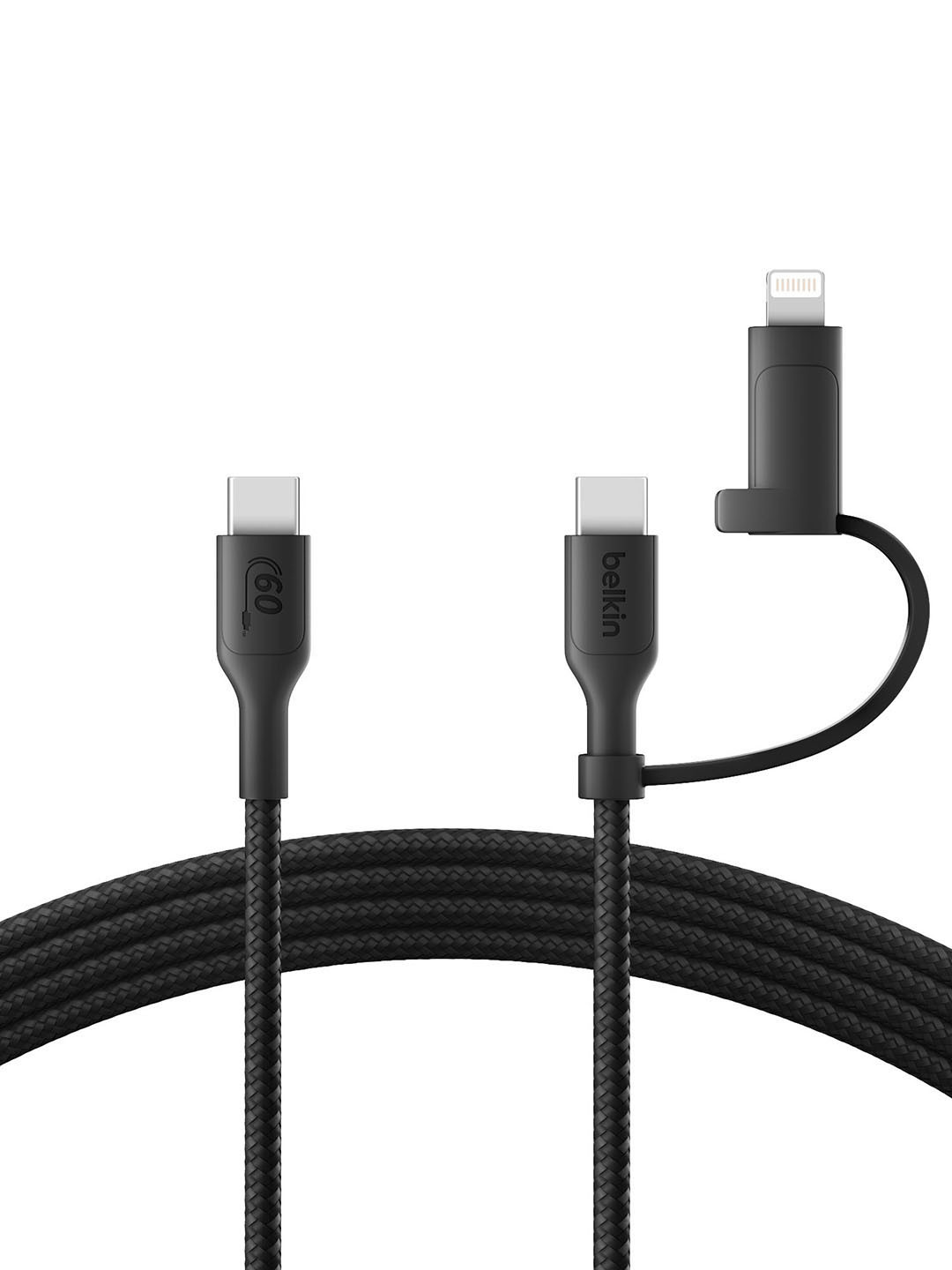 Belkin 2-IN-1 USB-C & LTG Braided Wired Cable