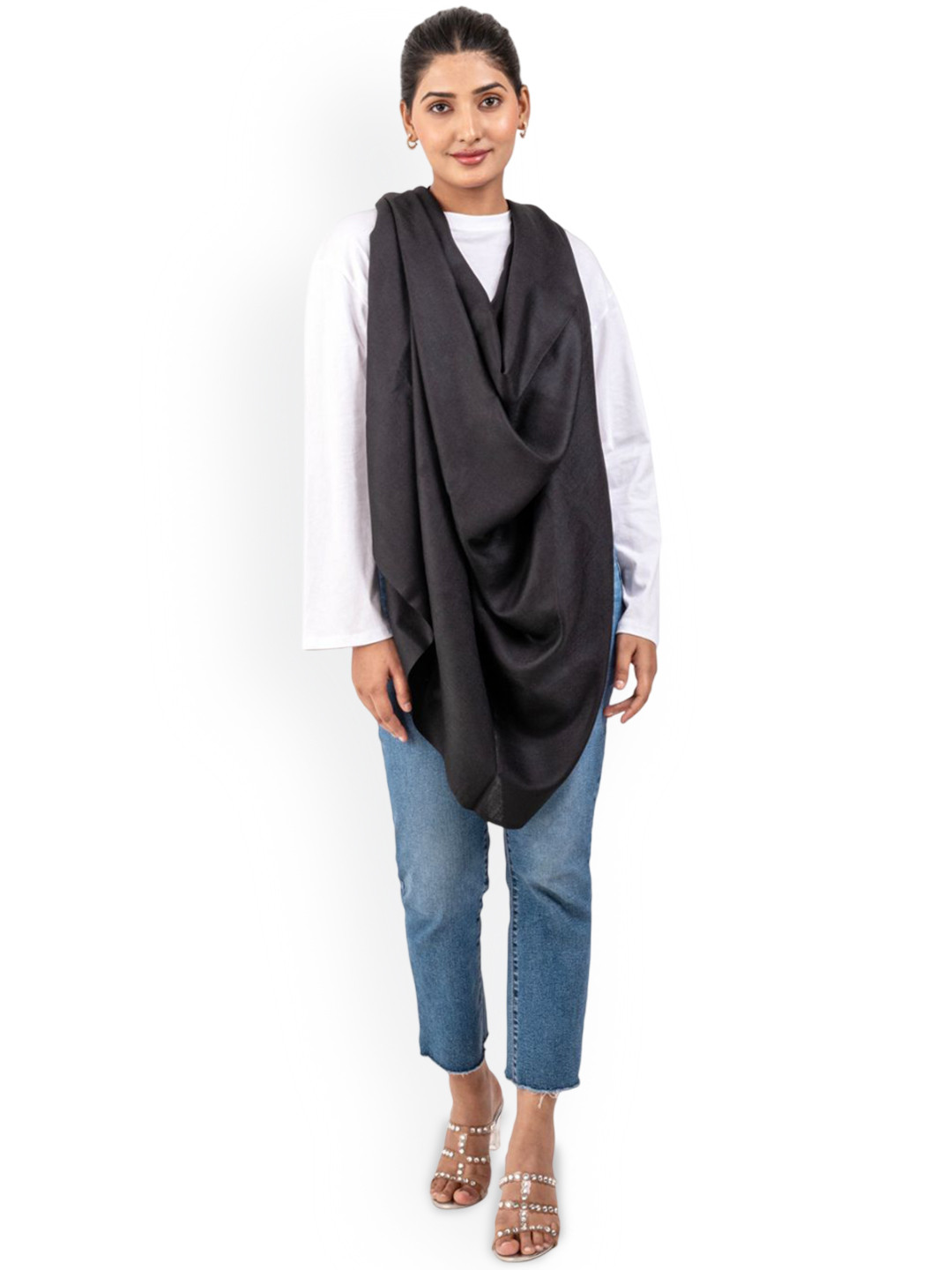 Naureen Luxurious Classic Plain Shawl