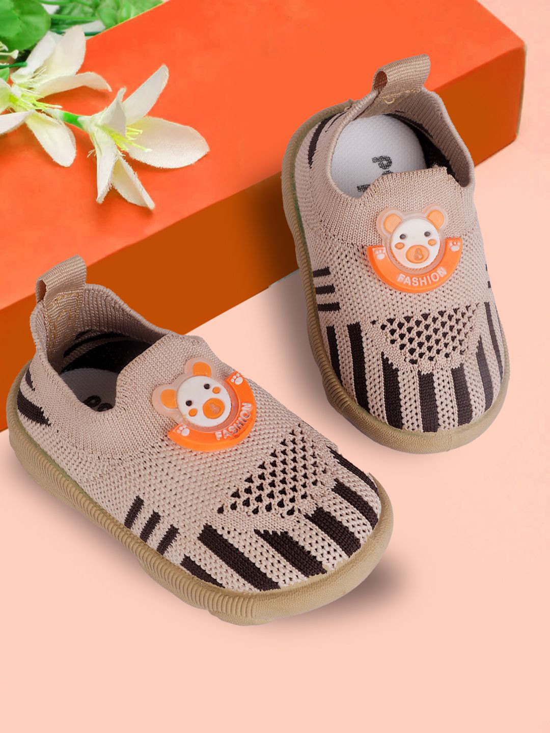 PASSION PETALS Kids Cartoon Applique Detailed Musical Slip-On Sneakers