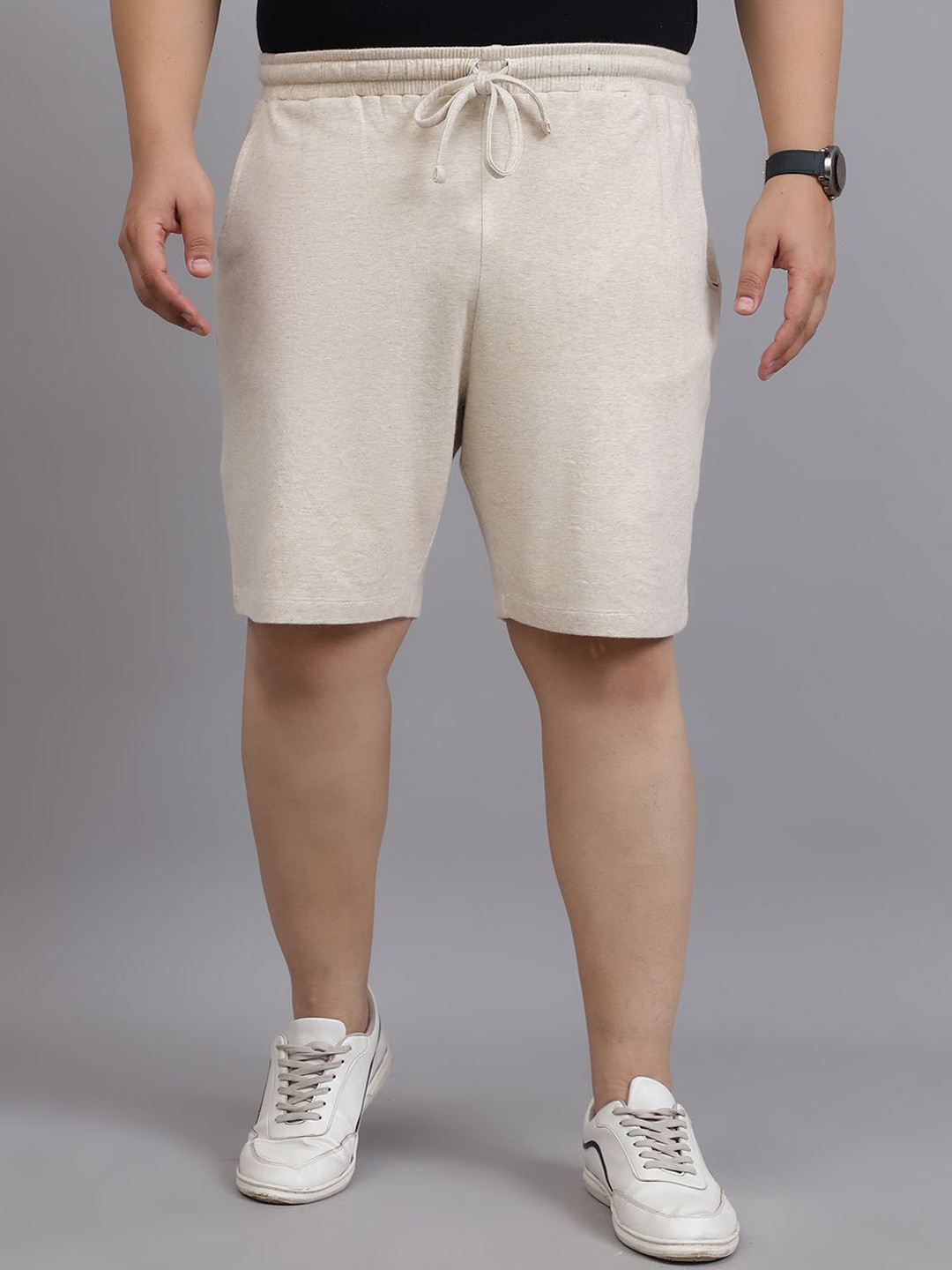 A AND K Men Mid-Rise Sports Shorts