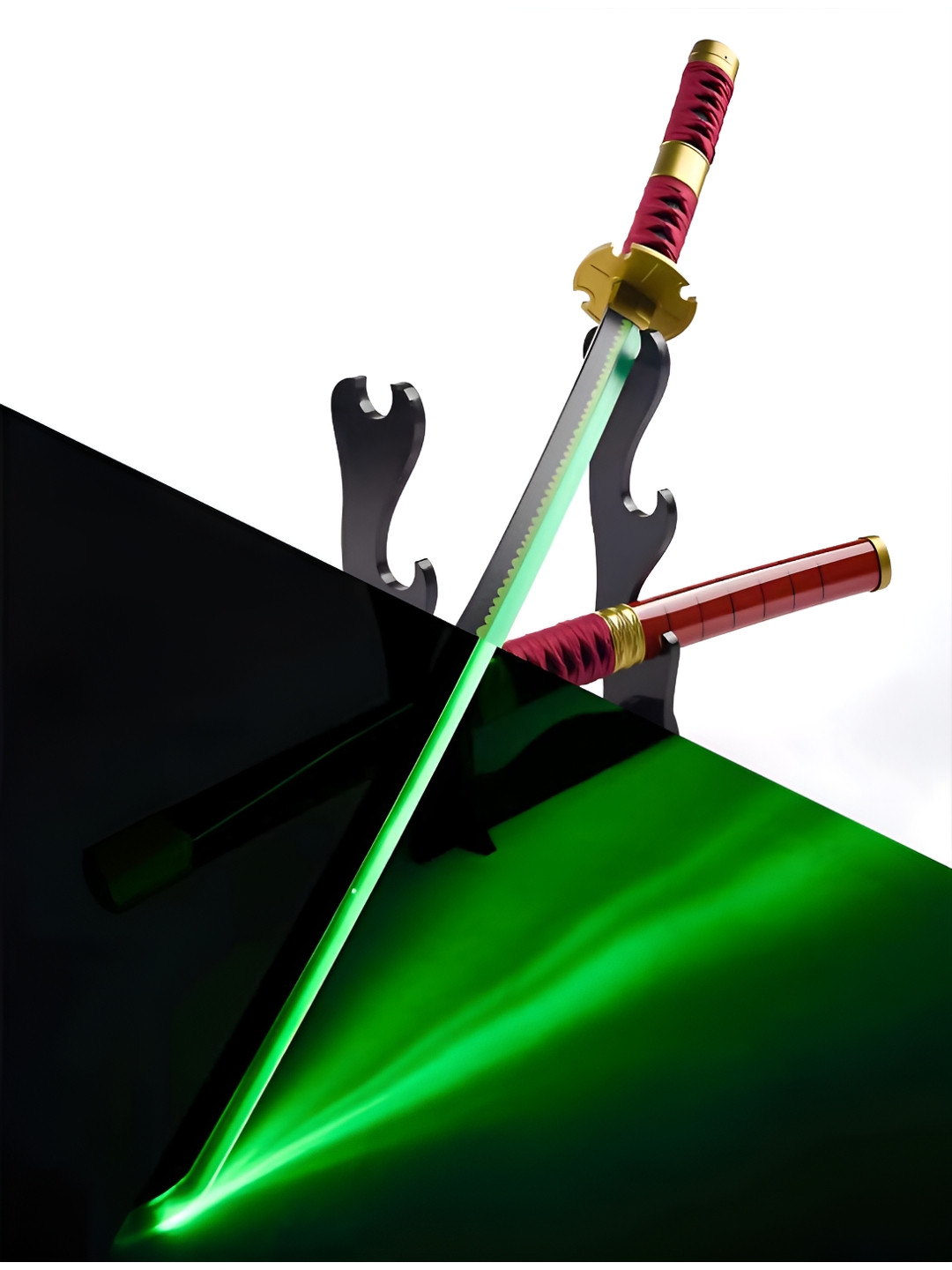 COMICSENSE Anime Pirate Hunter Wooden LED Katana Showpiece