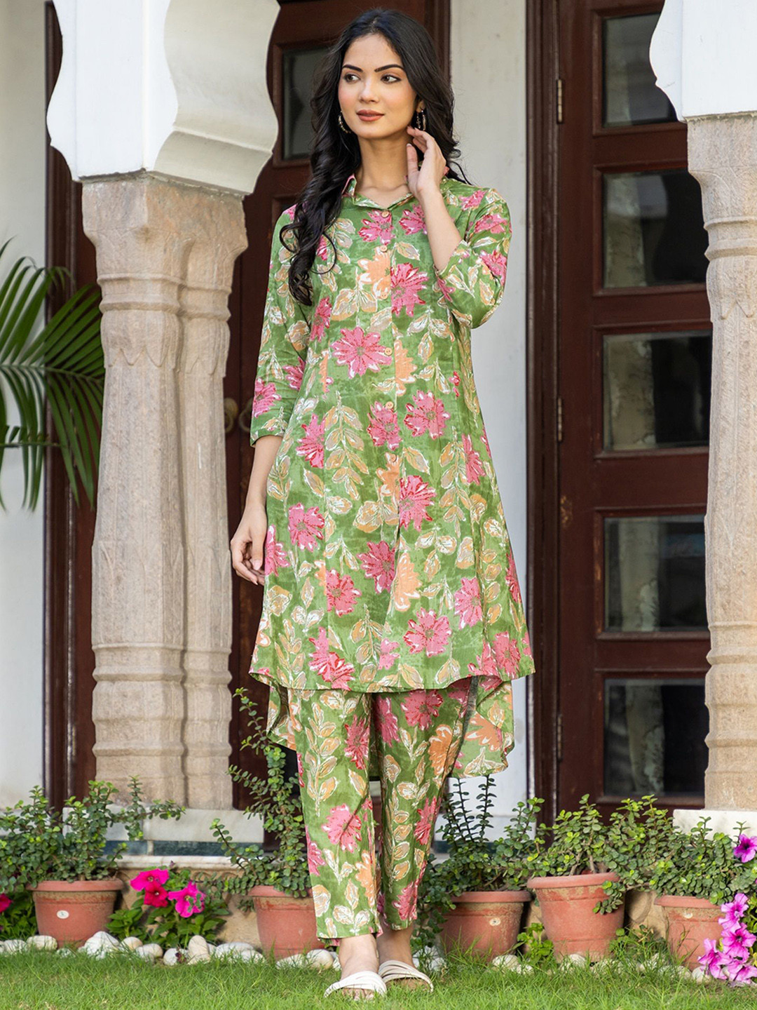 4 STOCK Printed Tunic & Trouser Co-Ord Set