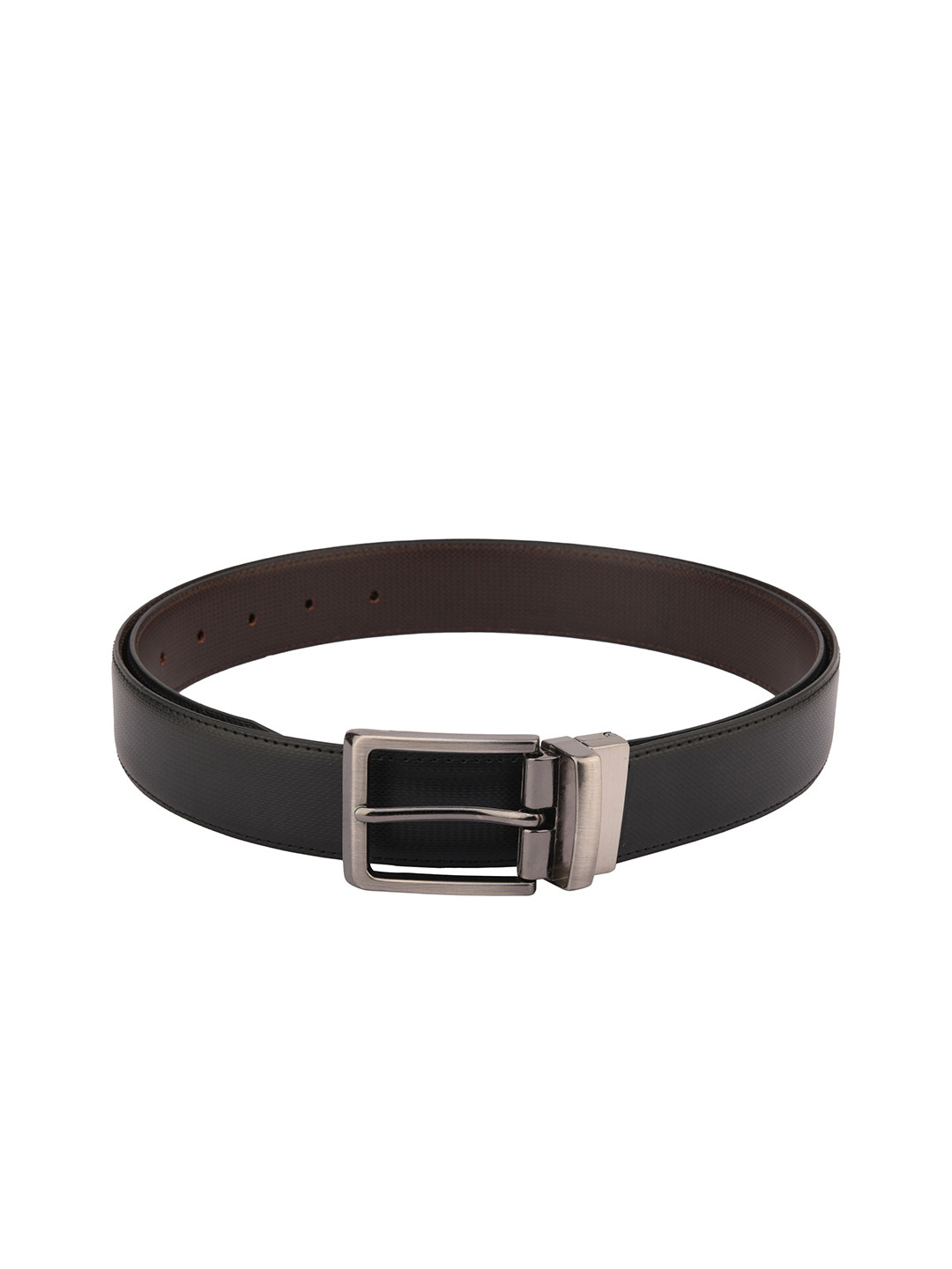 Cazzano Men's Reversible Slim Belt With Turning Buckle