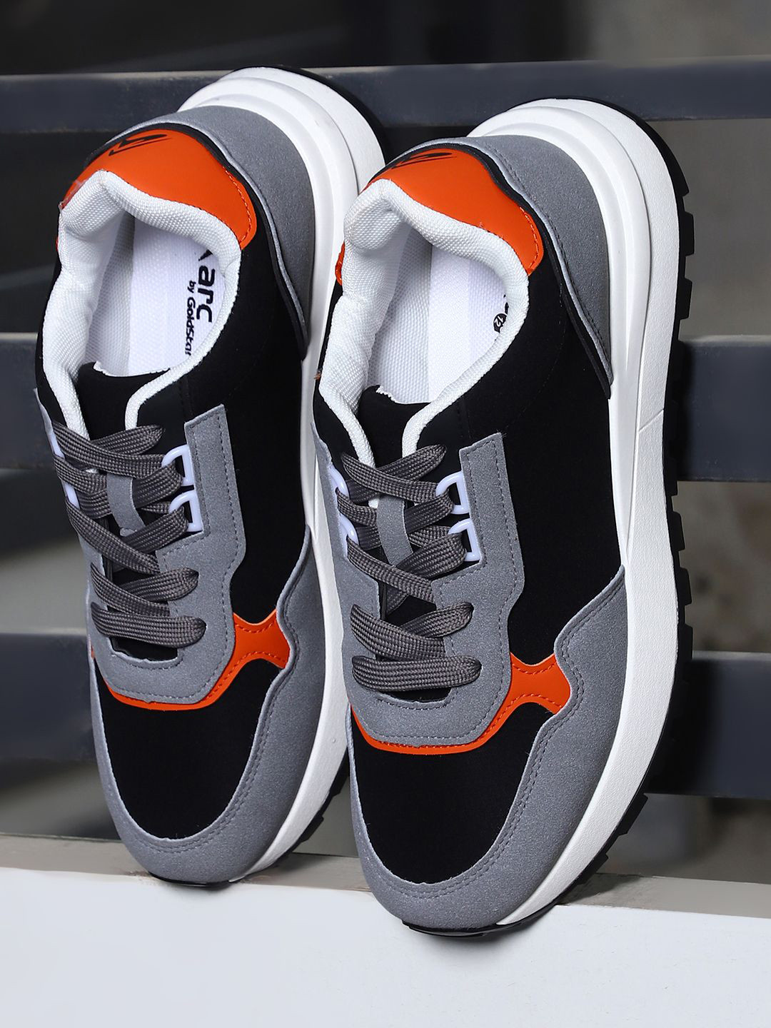 Goldstar Arc Collection Men Colourblocked Lace-Ups Sneakers