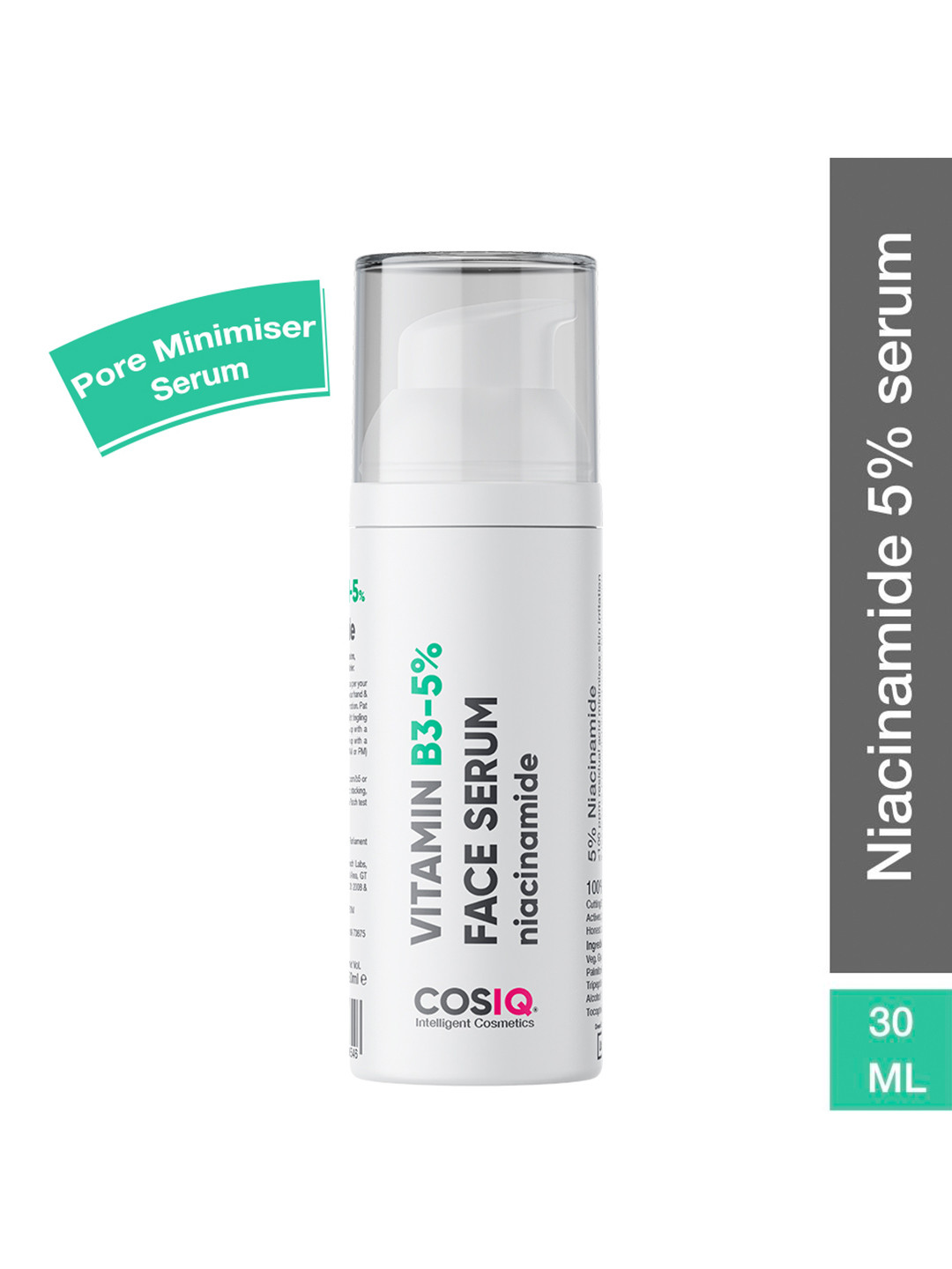 CosIQ Niacinamide Vitamin B3-5% Face Serum 30 ml