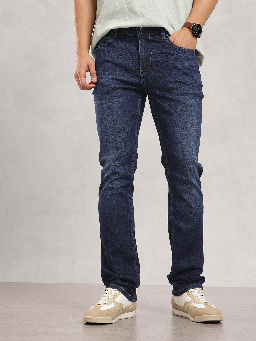 Nautica Men Straight Fit Stretchable Jeans