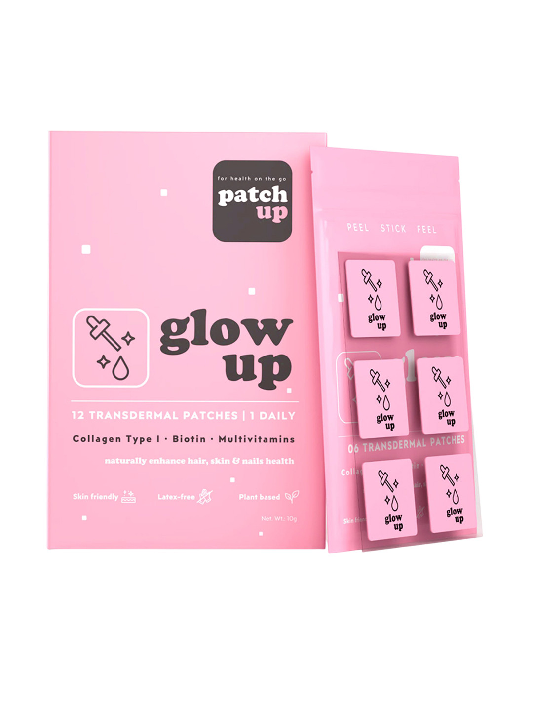 Patch up Set Of 12 Glow Up Patches For Hair & Skin