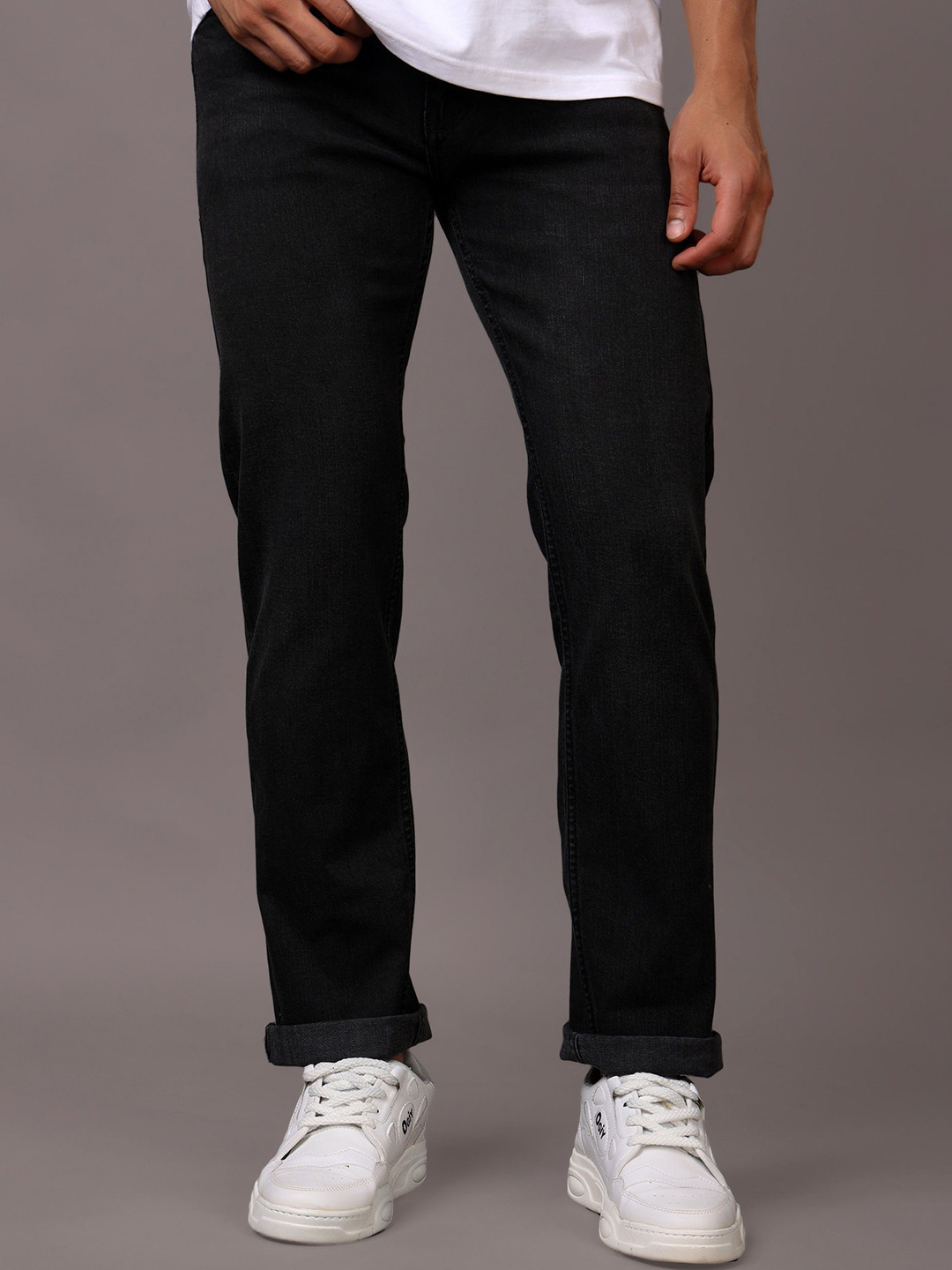 Stylox Men Slim Fit Mid-Rise Cotton Denim Jeans