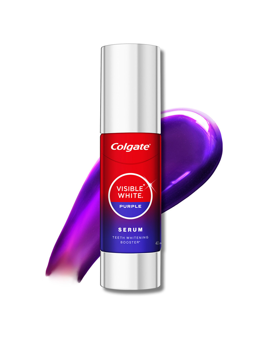 Colgate Visible White Purple Teeth Whitening Serum with Mint & Yuzu Flavour - 40ml