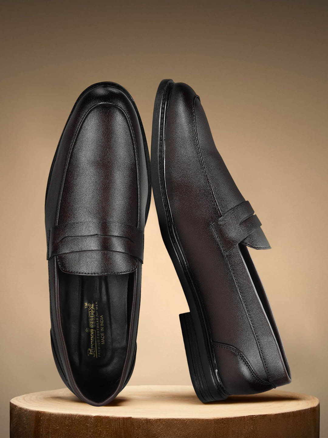 Paragon Men Durable Sturdy Outdoor Wear Round-Toe Formal Slip-Ons