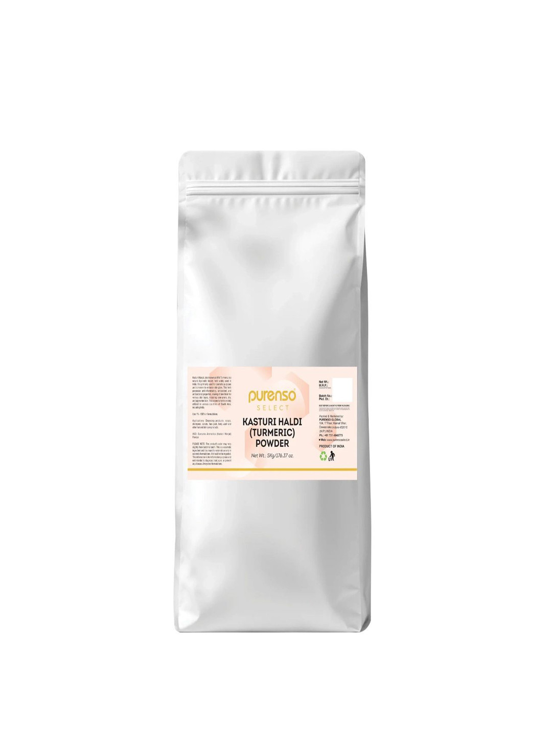 Purenso Kasturi Haldi Powder - 5 Kg
