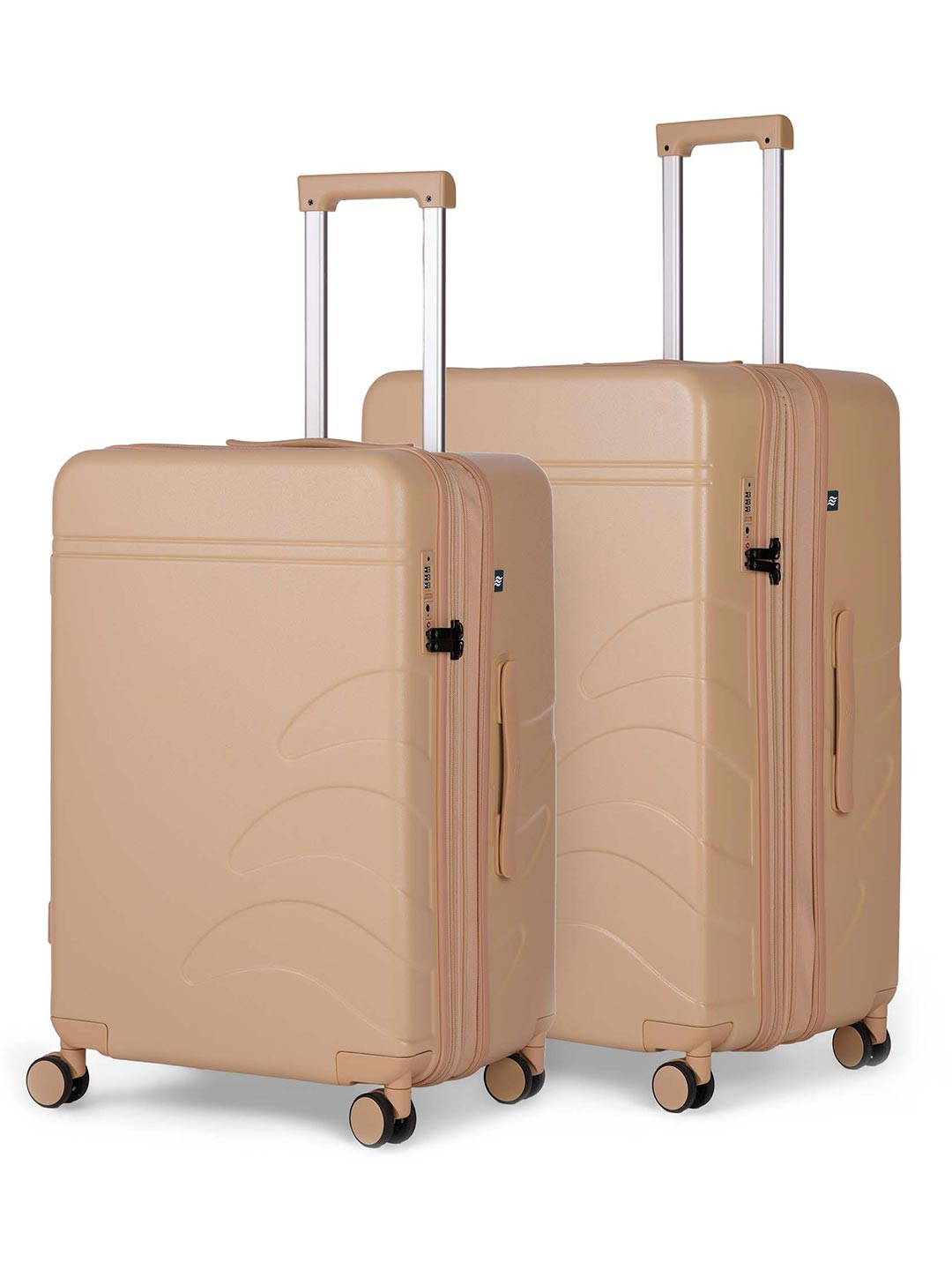 Assembly Unisex Set Of 2 Flowe Luggage Trolley Bag