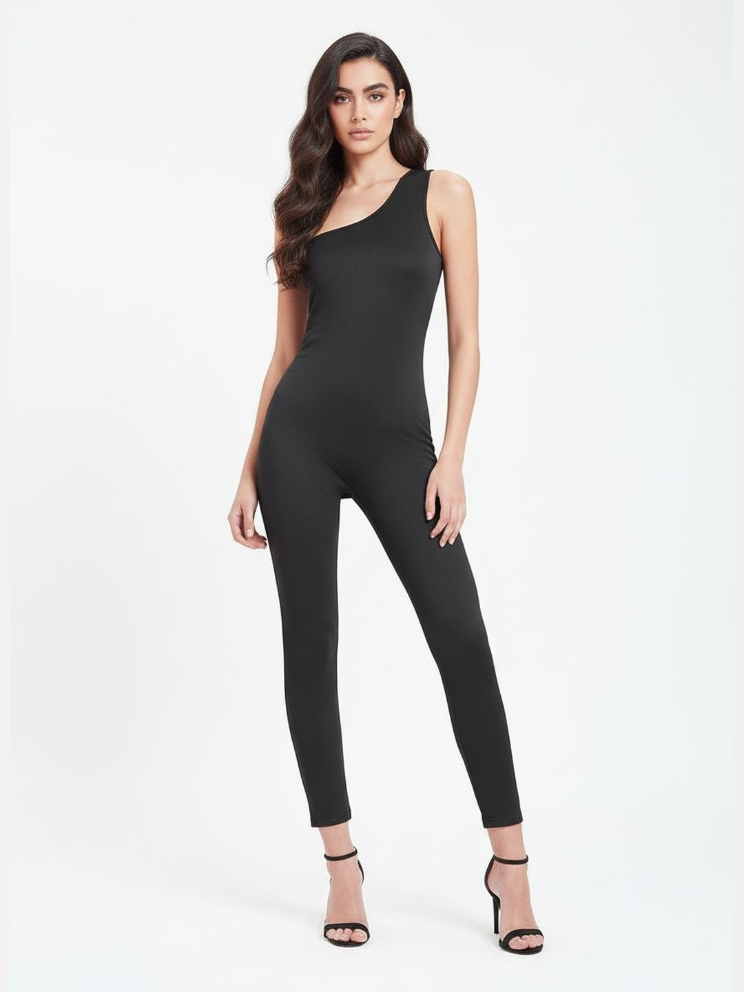 DressBerry One Shoulder Slim Fit Jumpsuit