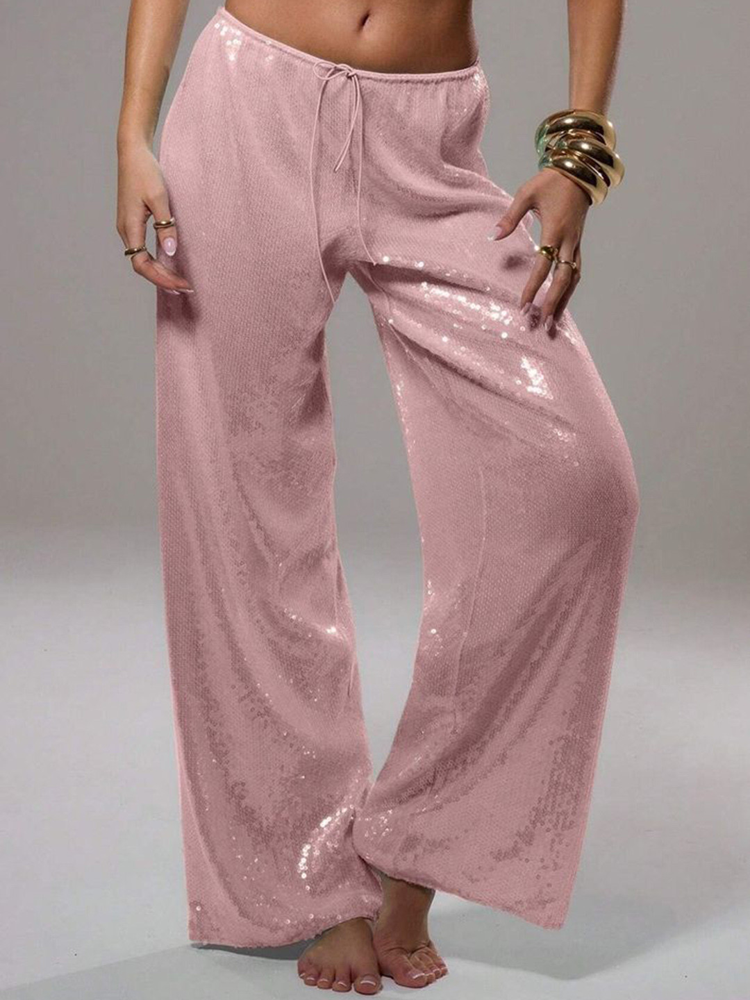 LULU & SKY Women Easy Wash Trousers