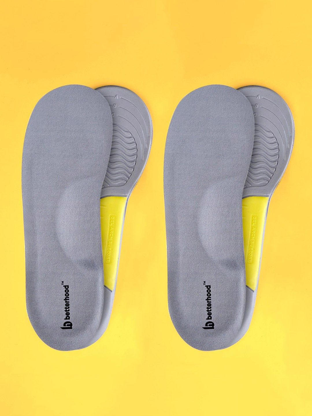 betterhood Set Of 2 Flat Feet Arch Support Orthopedic Ergonomic Gel Shoe Insoles