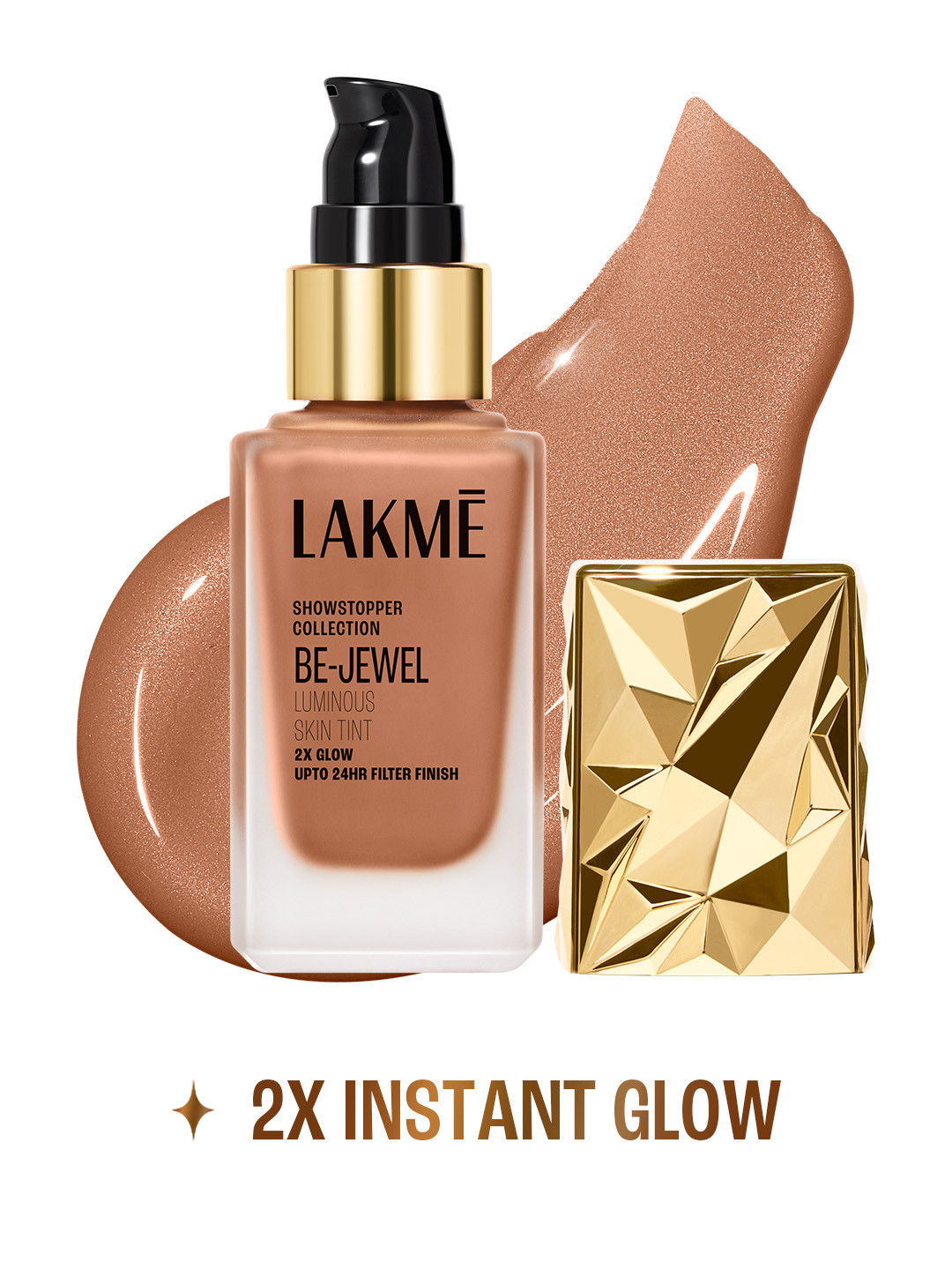 Lakme Showstopper Be-Jewel Luminous Skin Tint 25 ml - Neutral Honey N260