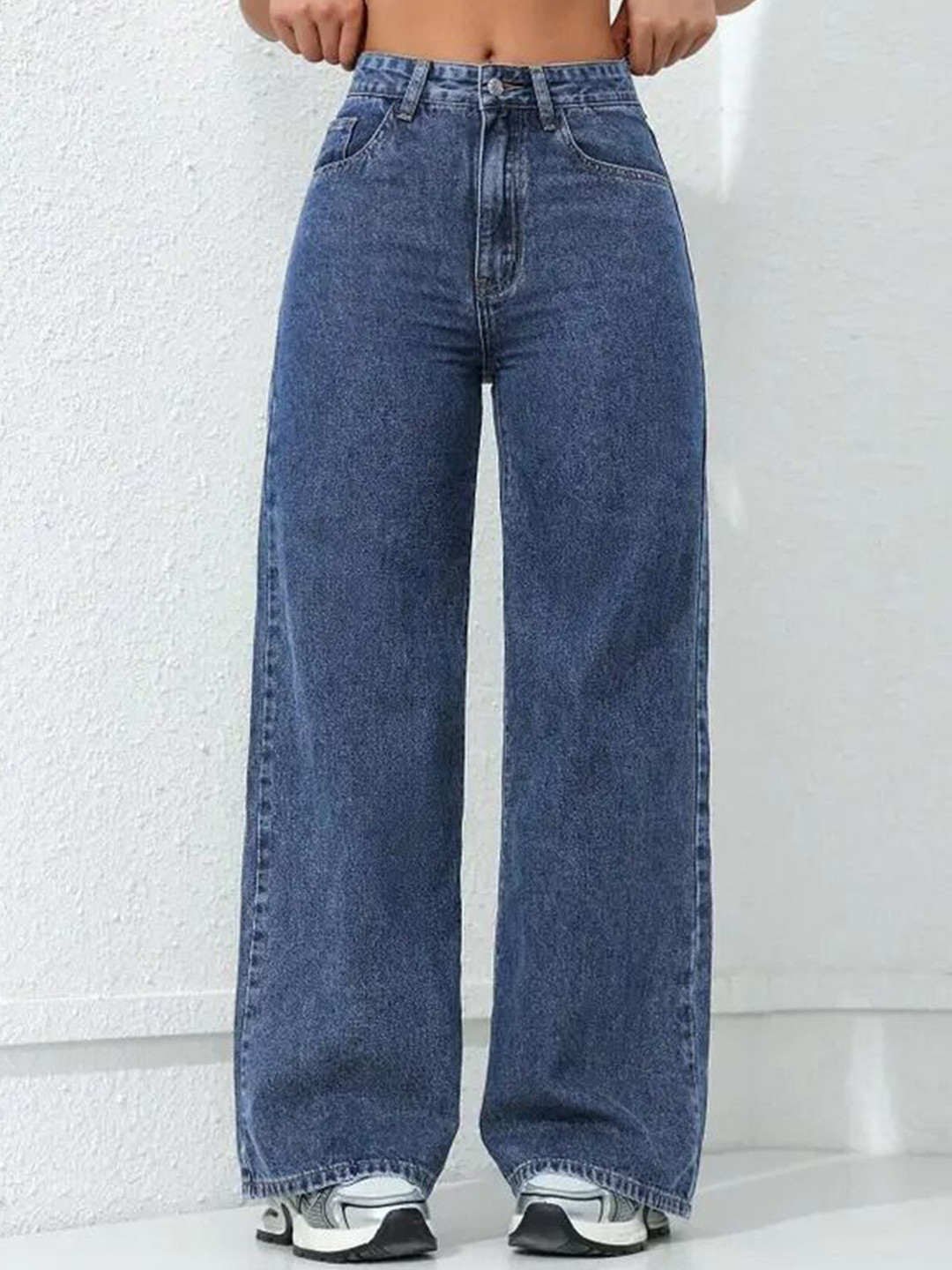 VK FASHION Women Jean Boyfriend Fit High-Rise Stretchable Jeans