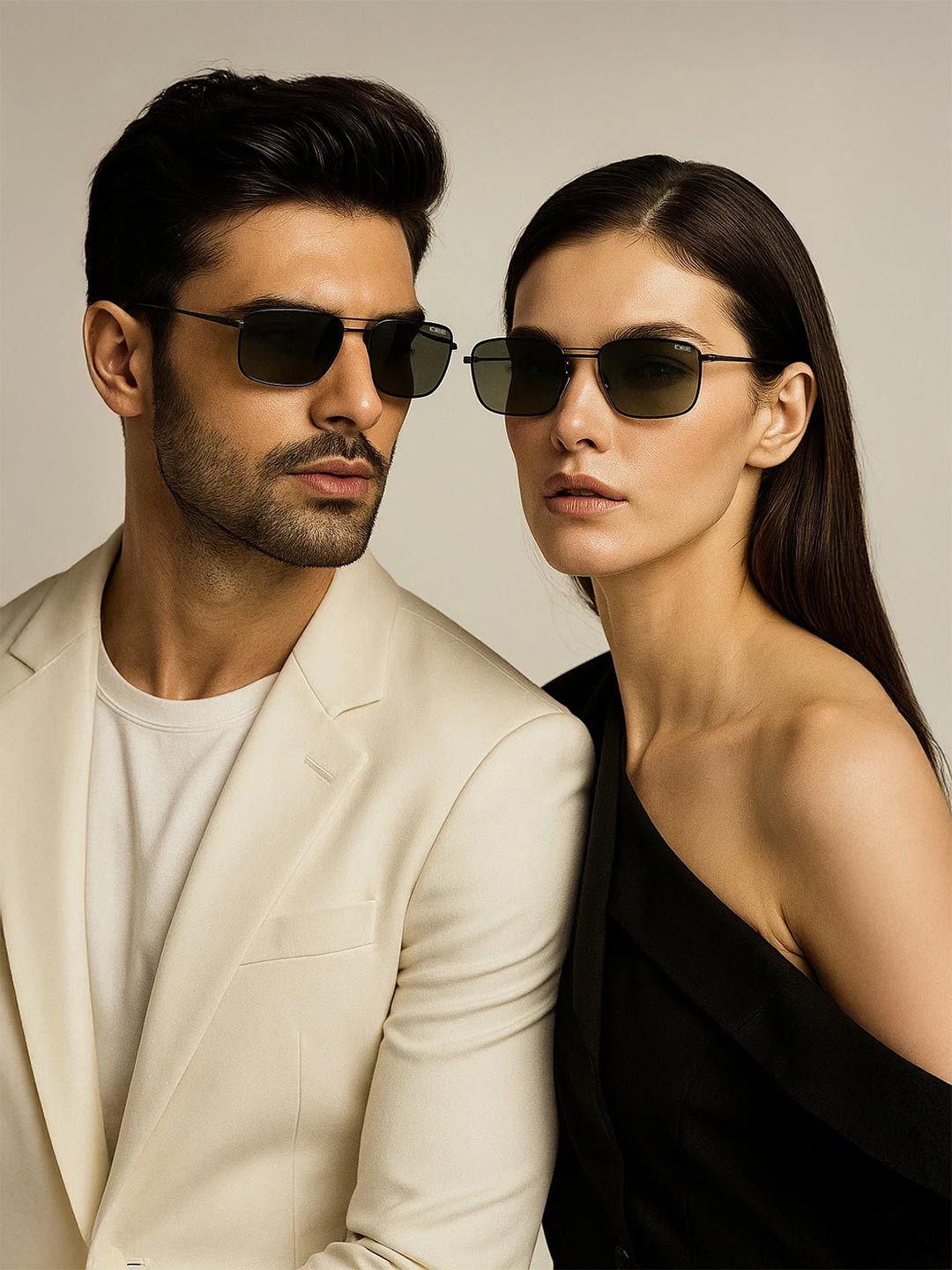 IDEE Men Rectangle Sunglasses with UV Protected Lens