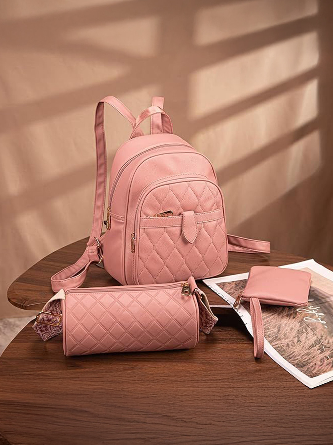 K.B.SALES Women Geometric Backpack