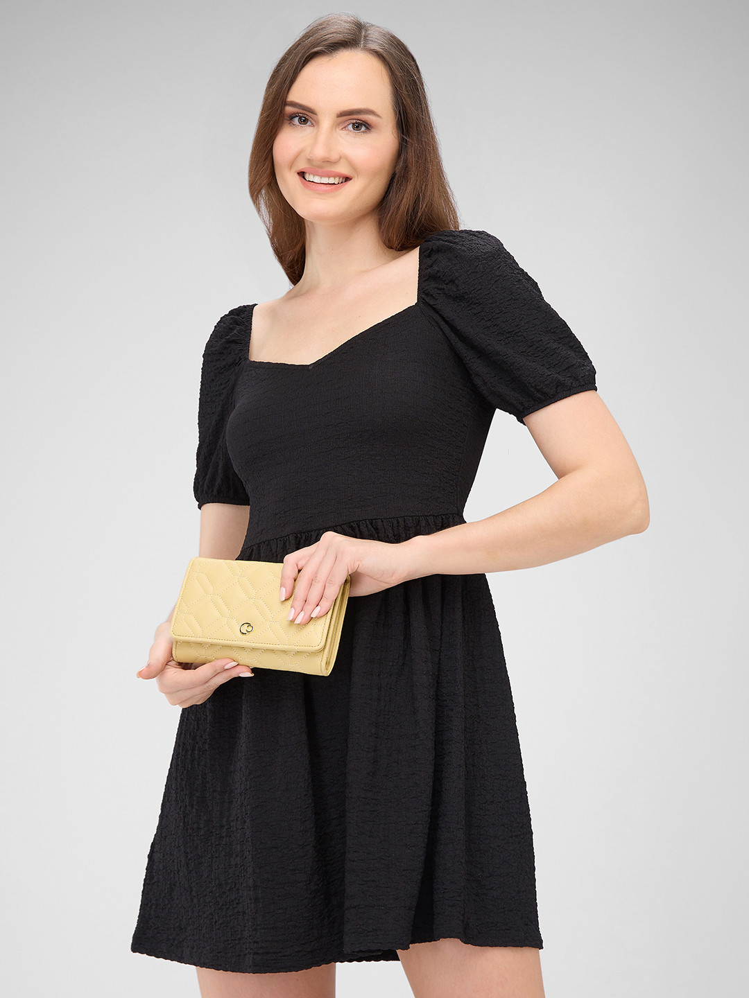 DressBerry X CAPRESE Berdine Women Yellow Large Wallet