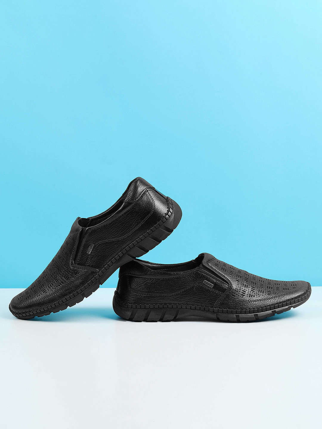 Mochi Men Leather Square Toe Espadrilles