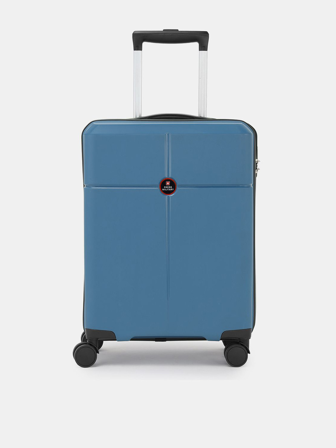 SWISS MILITARY Jazz Lightweight & Stylish Cabin Trolley bag with 3-Dial Lock